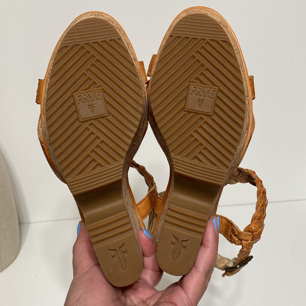 Frye Braylin Braided Cork Wedge - Picture 11 of 15